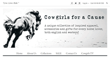 Tablet Screenshot of cowgirlsforacause.com
